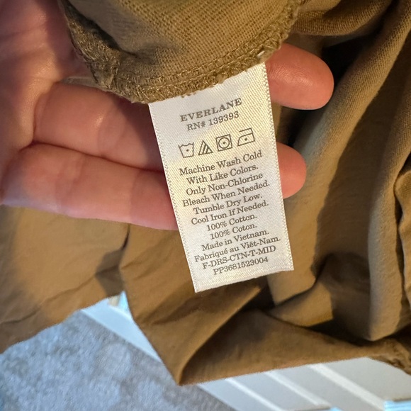 Everlane Long Weekend Tank Dress in Tan - Picture 5 of 8